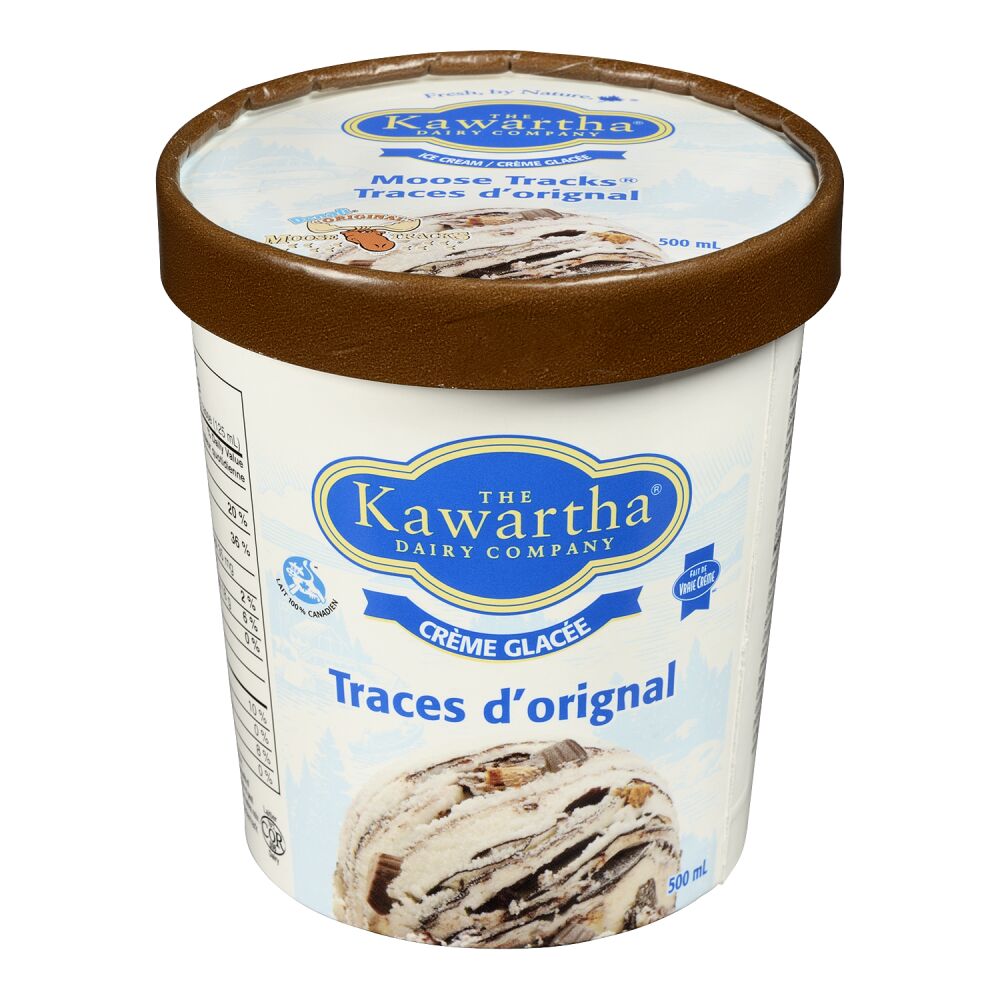 Kawartha Dairy Crème glacée traces d'orignal 500ml