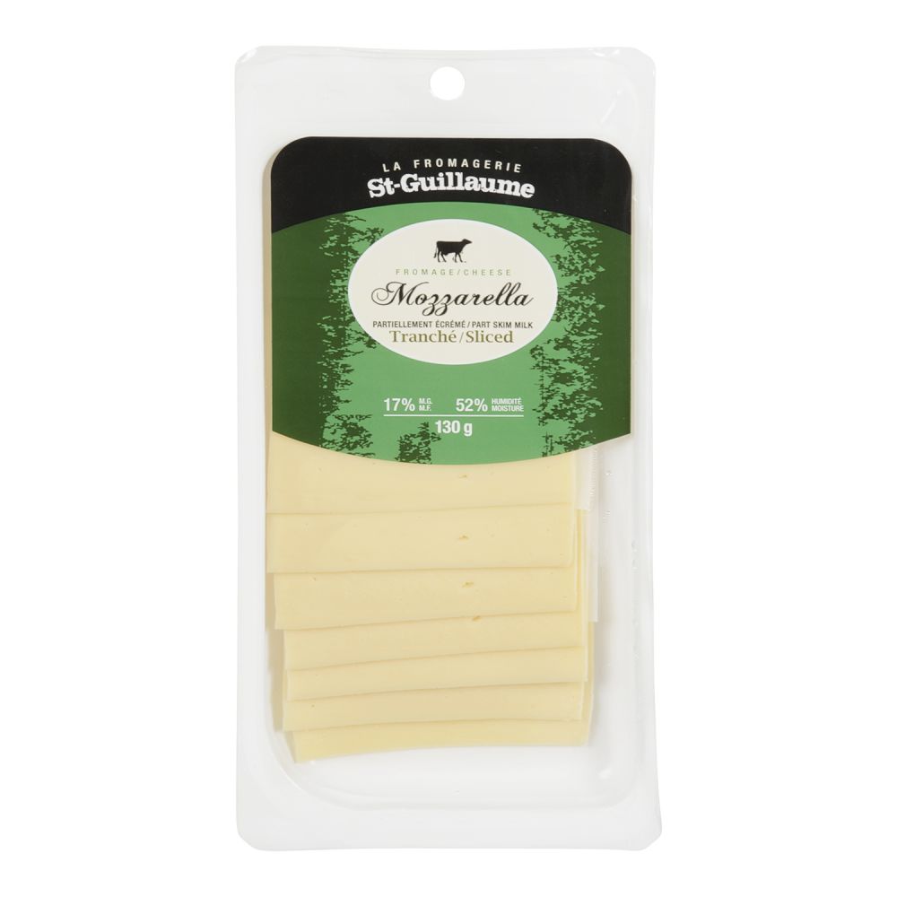 St-Guillaume Sliced Le Gratiné Pizza Mozzarella 17% M.F. 160g