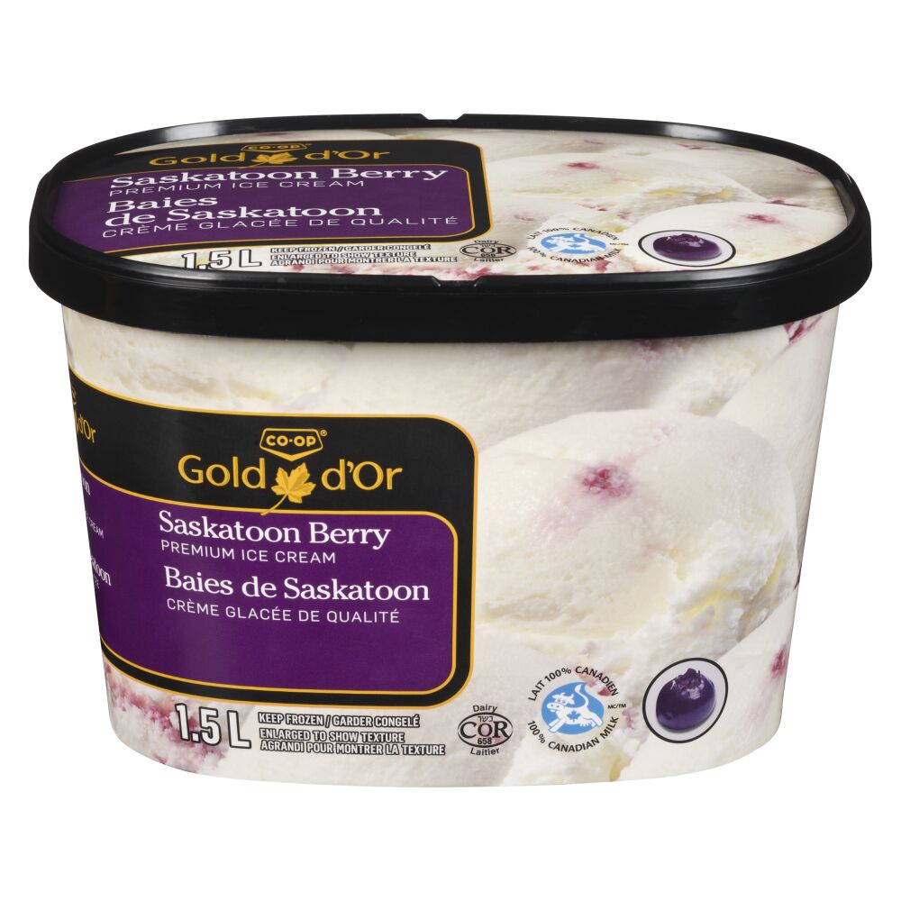CO-OP Gold Saskatoon Berry Ice Cream 1.5L