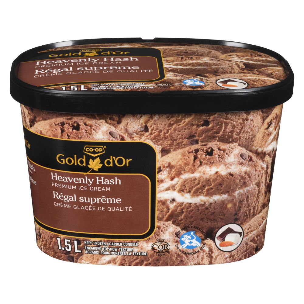 CO-OP Gold Heavenly Hash Ice Cream 1.5L