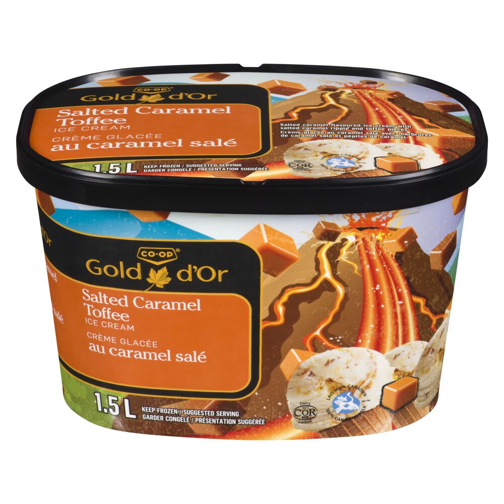 CO-OP Gold Salted Caramel Toffee Ice Cream 1.5L