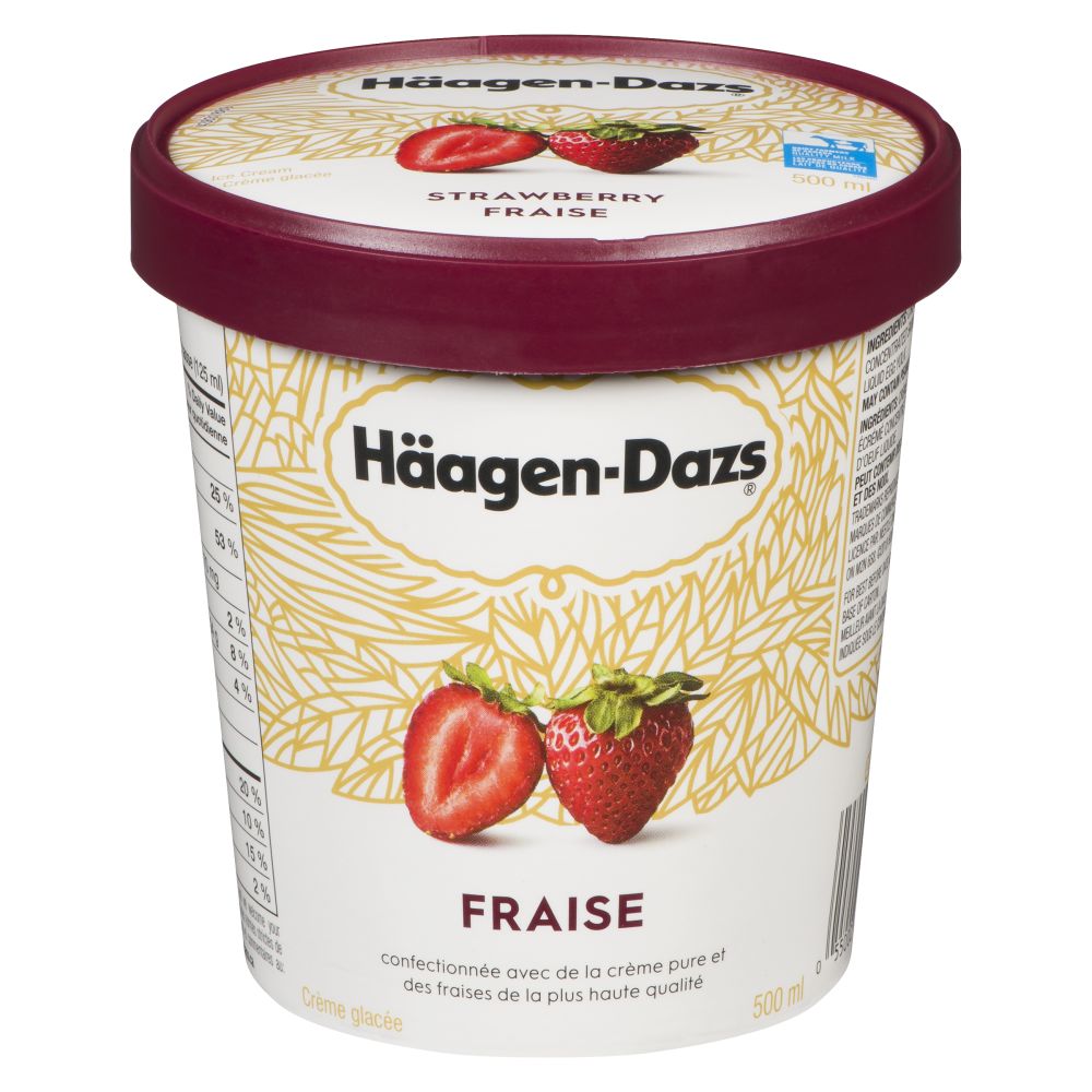 Häagen-Dazs Crème glacée fraise 500ml