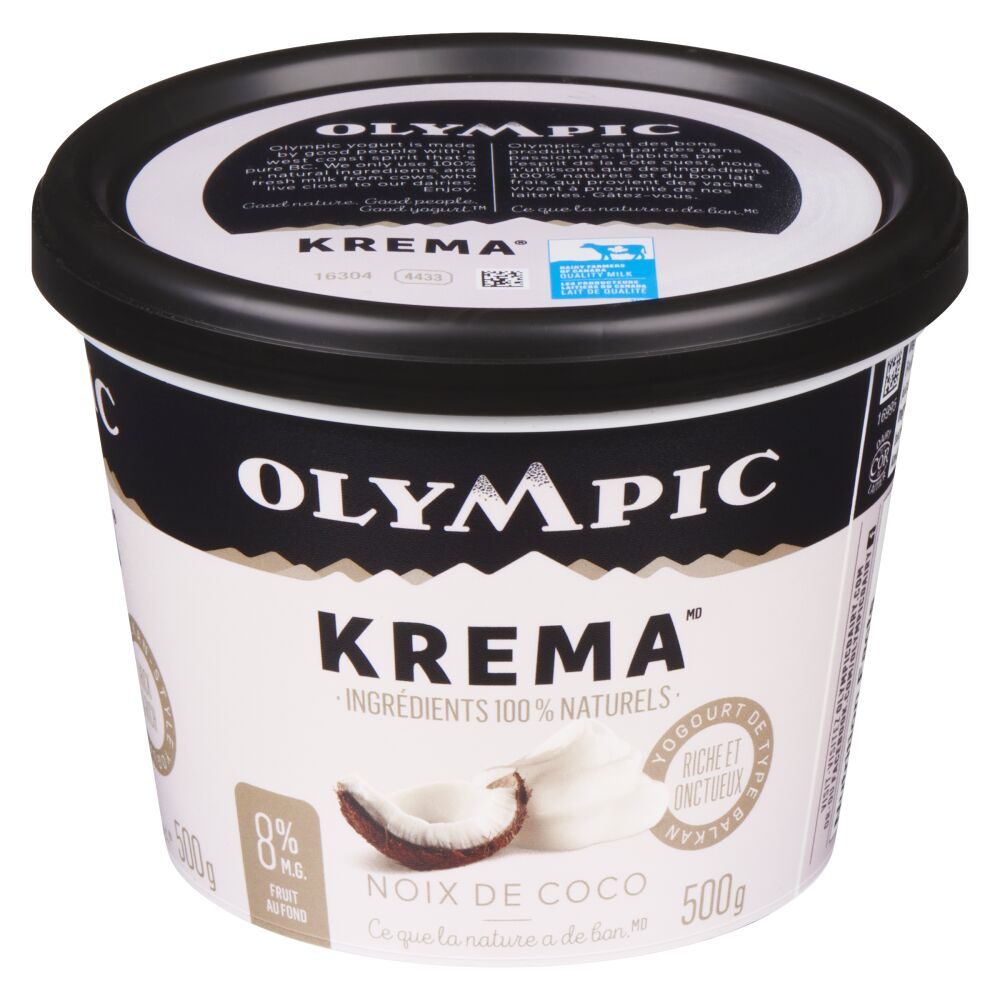 Olympic Krema Yogourt de type balkan noix de coco 8% M.G. 500g