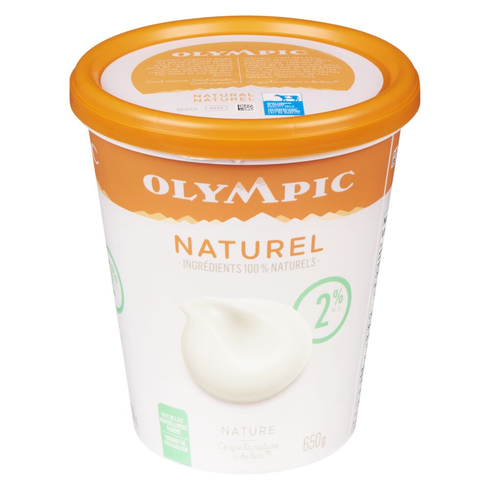 Olympic Yogourt naturel nature 2% M.G. 650g