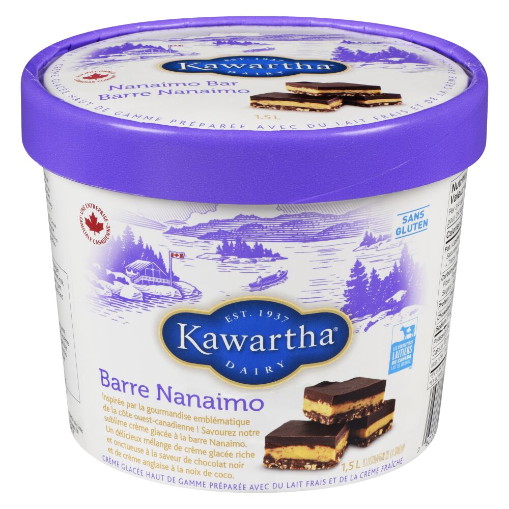 Kawartha Crème glacée barre Nanaimo 1.5L