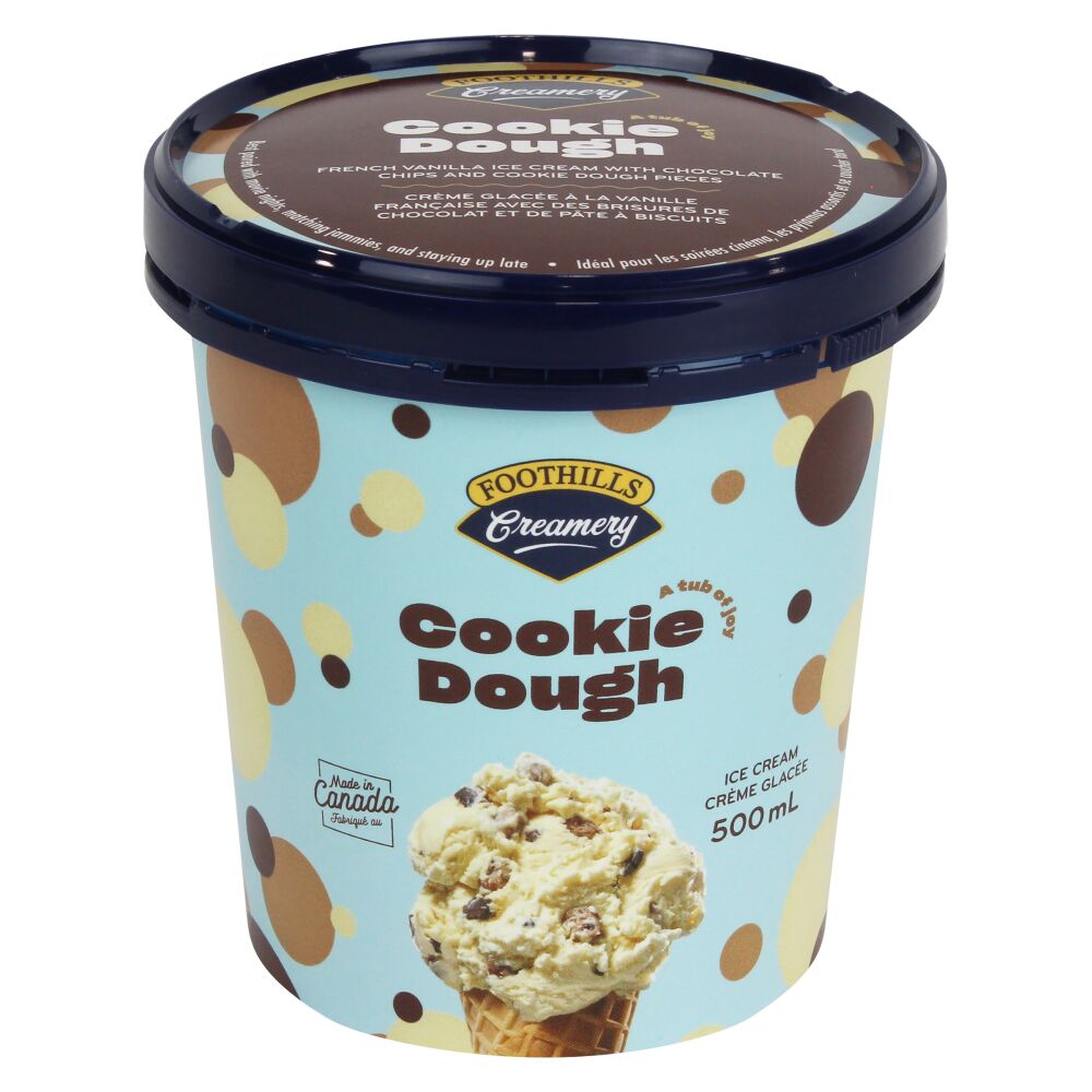 Foothills Creamery Cookie Dough Ice Cream 500ml