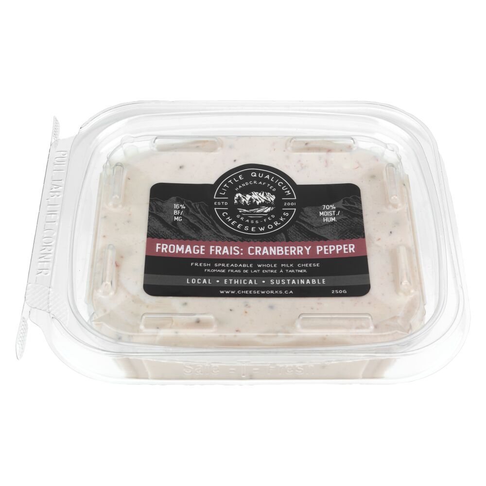 Little Qualicum Cheeseworks Fromage Frais Cranberry Pepper 270g