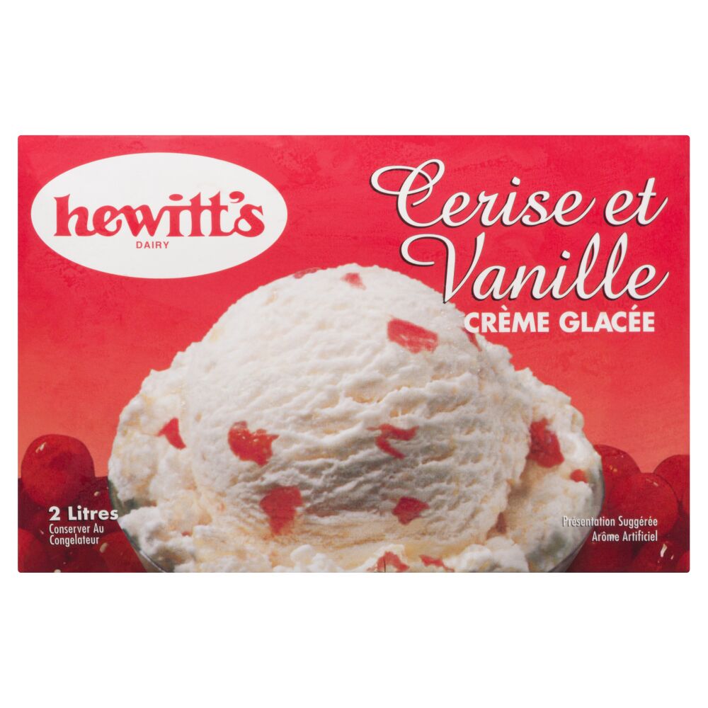 Hewitt's Dairy Crème glacée cerise vanille 2L