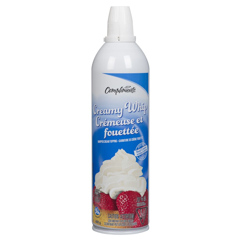 Compliments Whipped Cream Topping 20% M.F. 400g