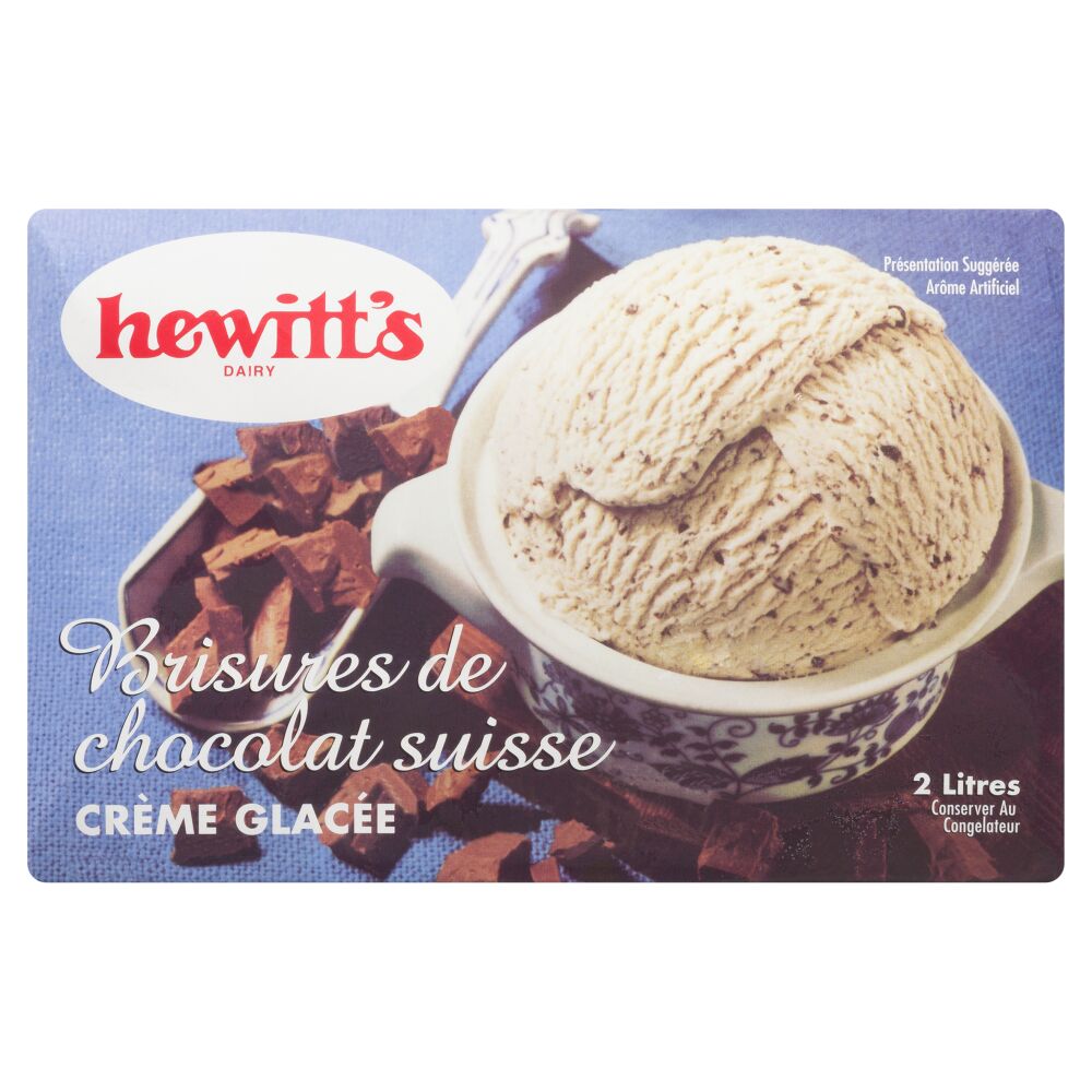 Hewitt's Dairy Crème glacée brisures de chocolat Suisse 2L