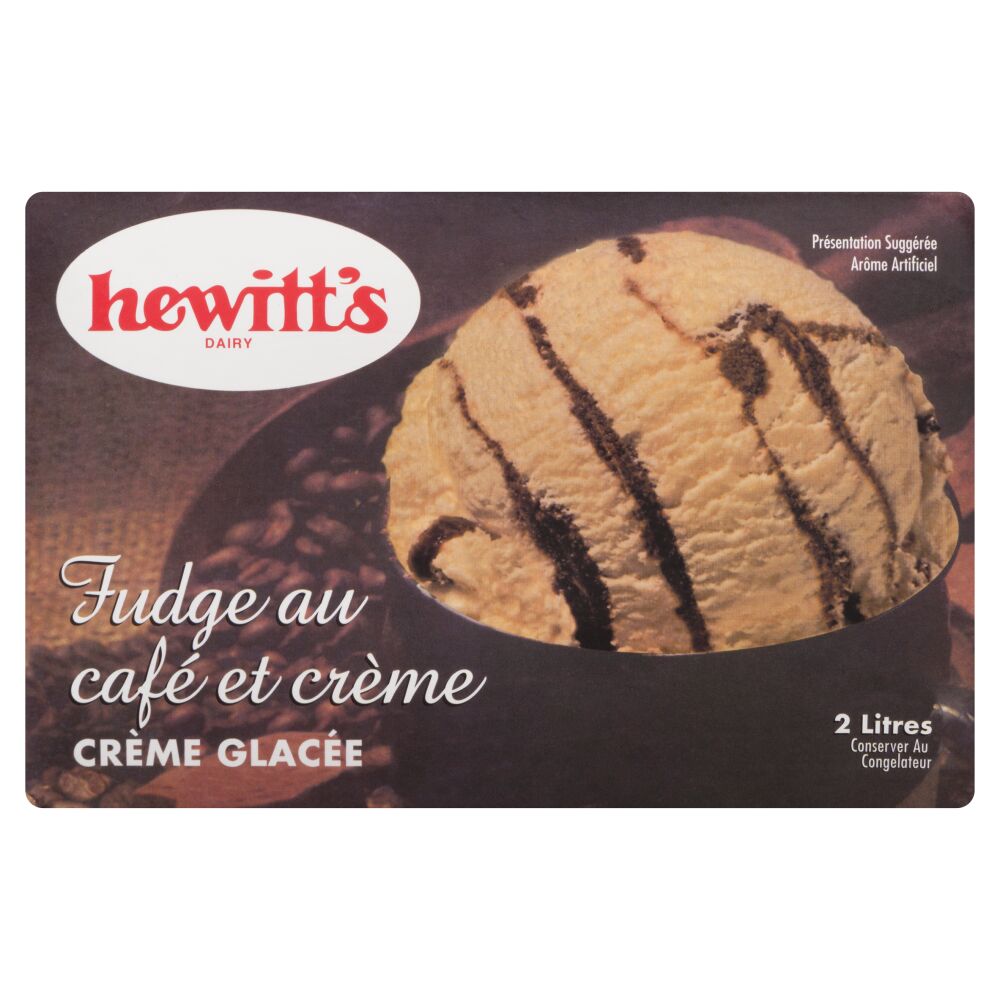 Hewitt's Dairy Crème glacée fudge au café et crème 2L