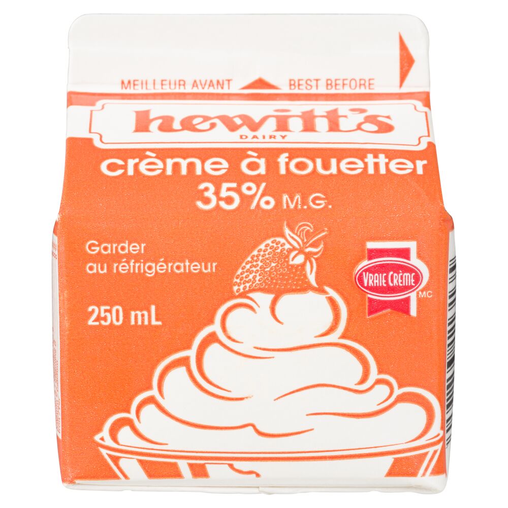 Hewitt's Dairy Crème à fouetter 35% M.G. 250ml