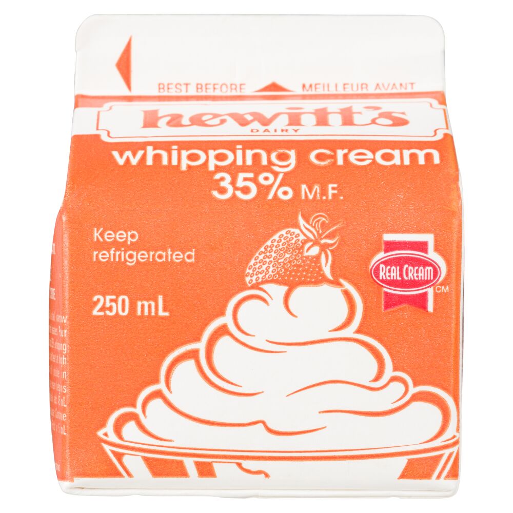Hewitt's Dairy Whipping Cream 35% M.F. 250ml
