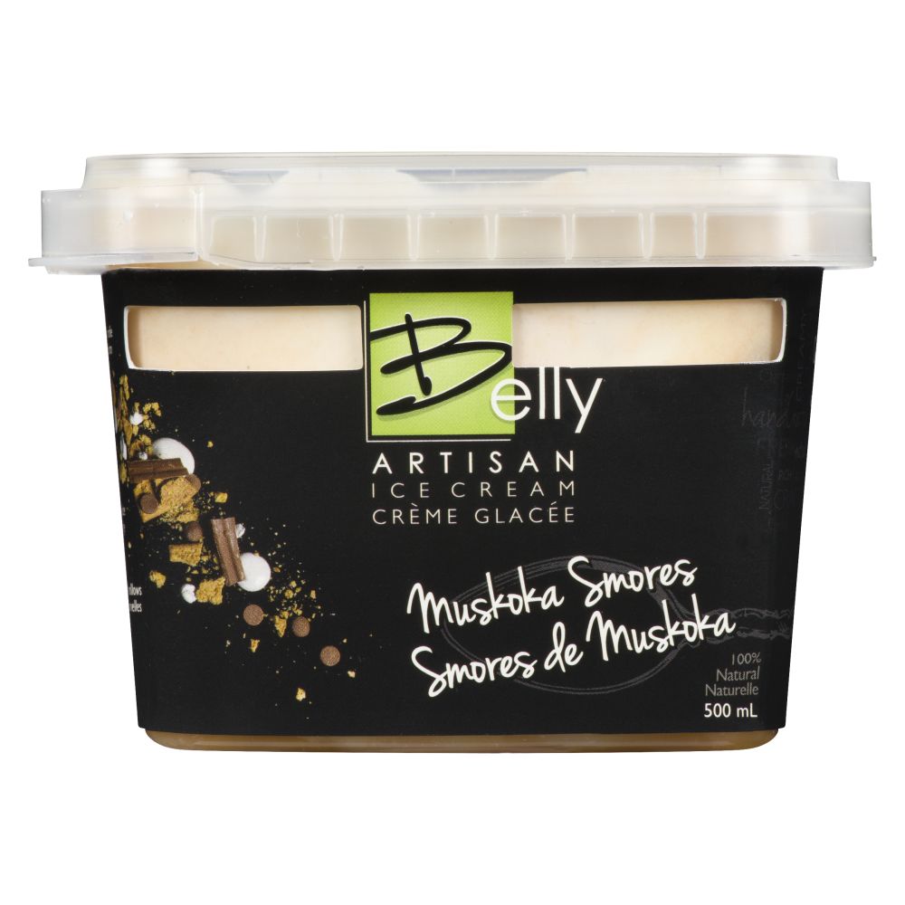 Belly Artisan Ice Cream Muskoka S'mores Ice Cream 500ml