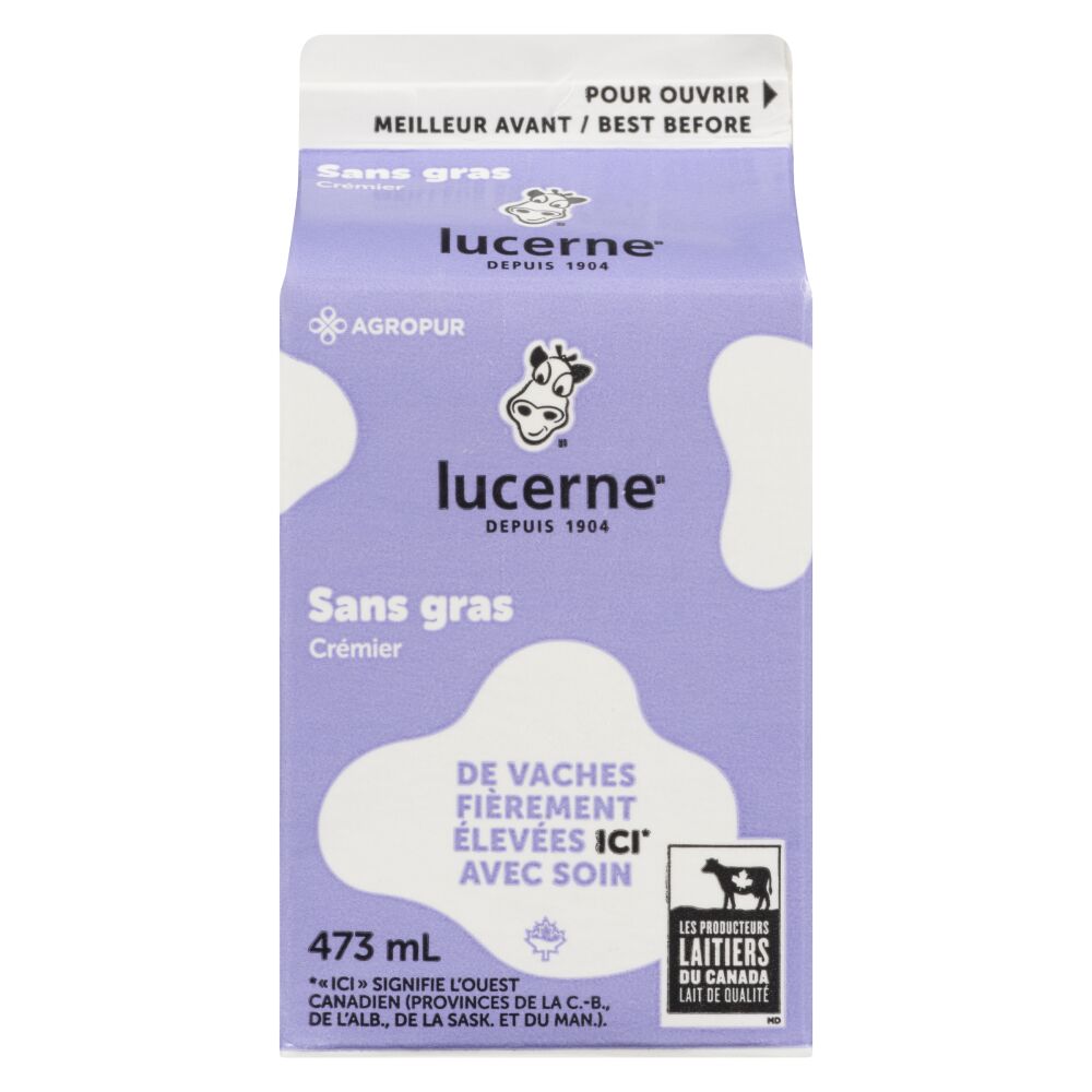 Lucerne Crémier sans gras 473ml