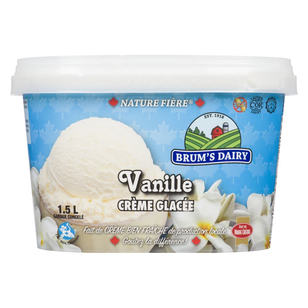 Brum's Dairy Crème glacée vanille 1.5L