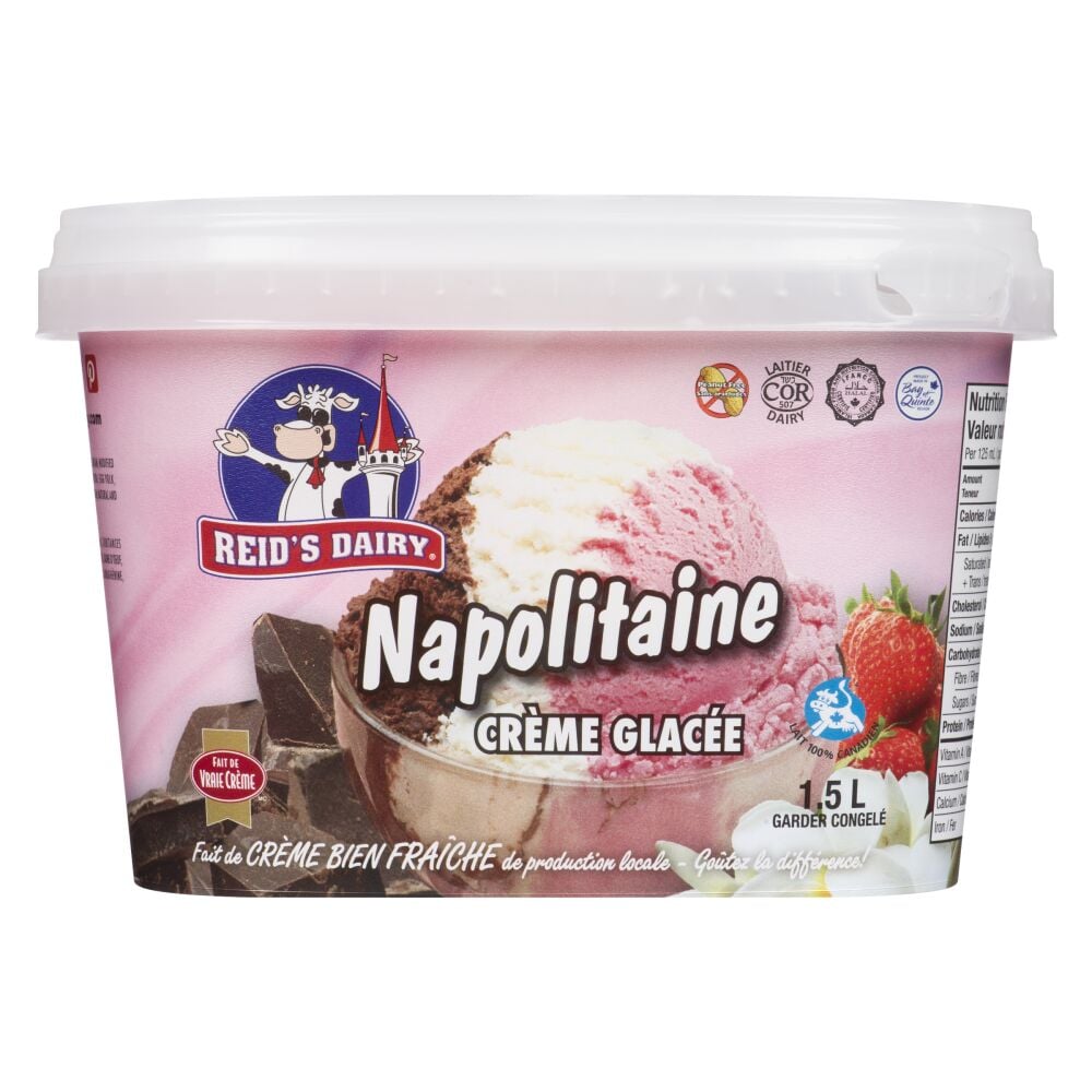 Reid's Dairy Crème glacée napolitaine 1.5L