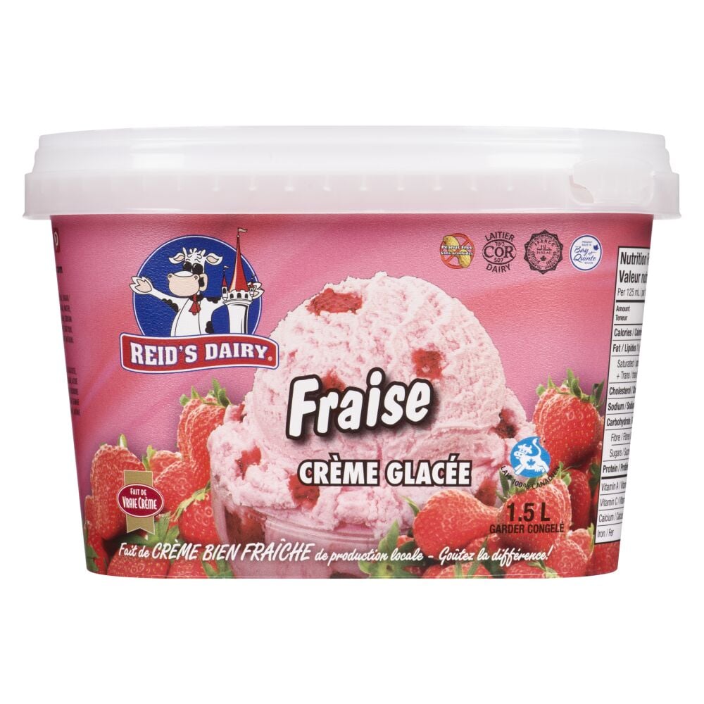 Reid's Dairy Crème glacée fraise 1.5L