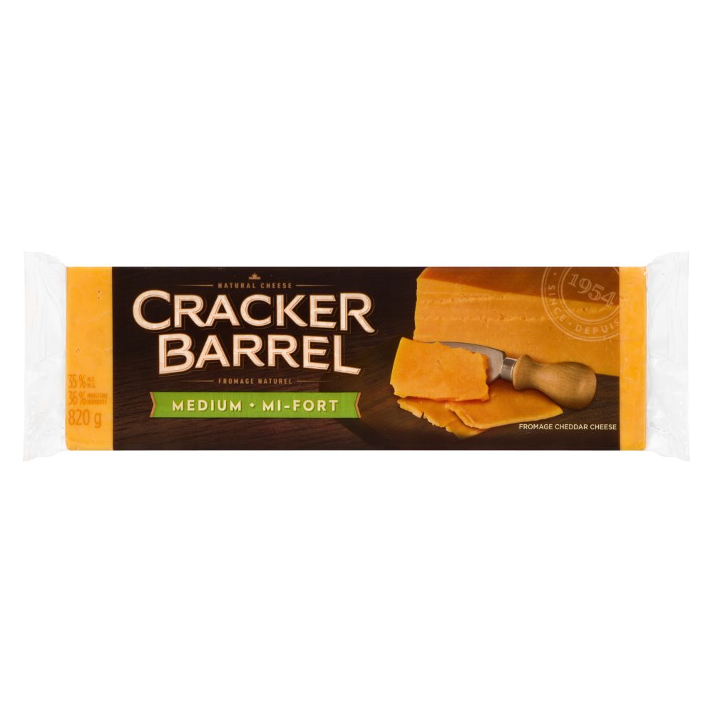 Cracker Barrel Medium Colored Cheddar 820g