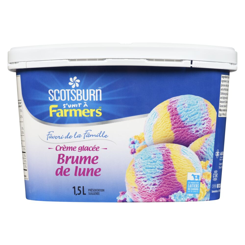 Scotsburn s'unit à Farmers Crème glacée brume de lune 1.5L