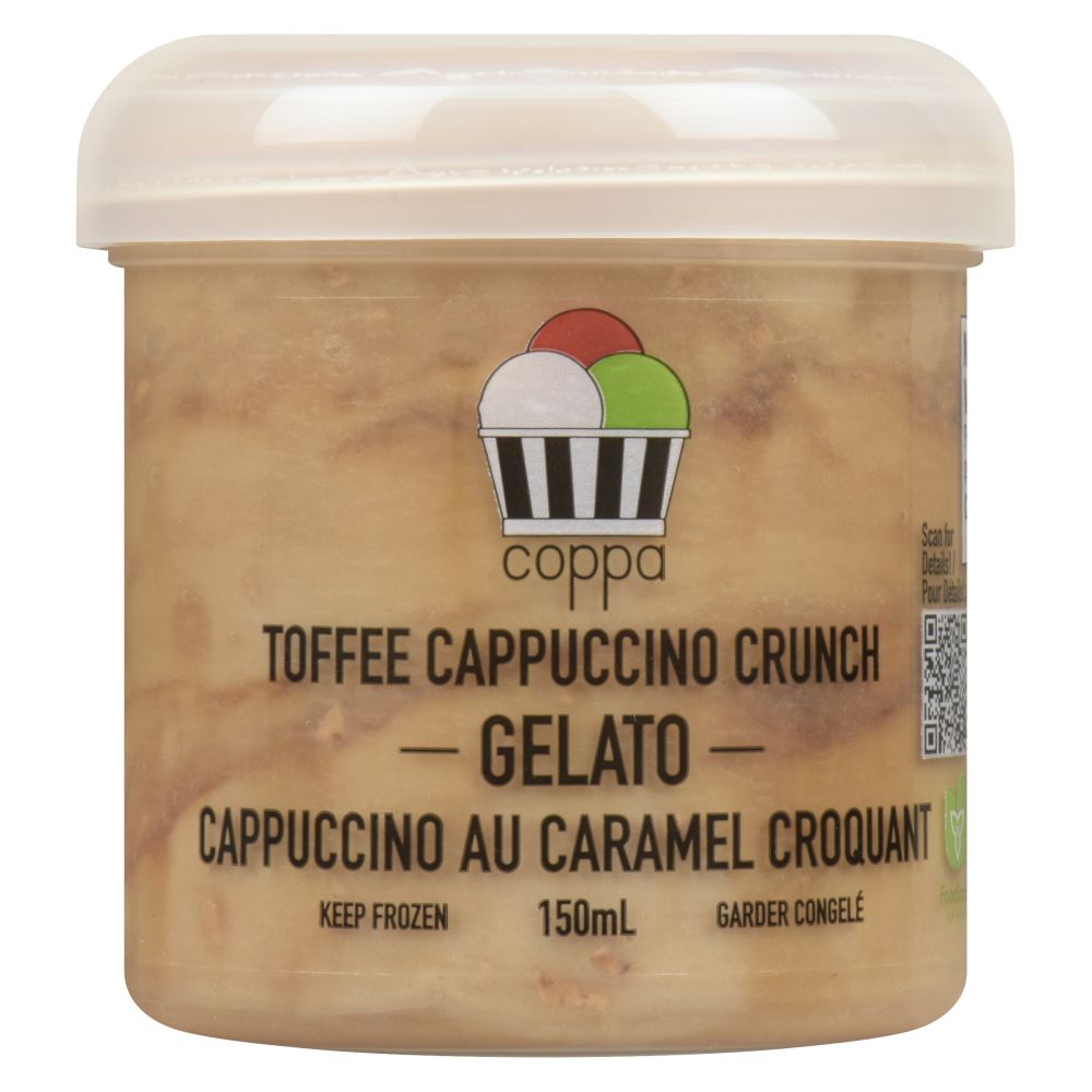 Coppa Toffee Cappuccino Crunch Gelato 150ml