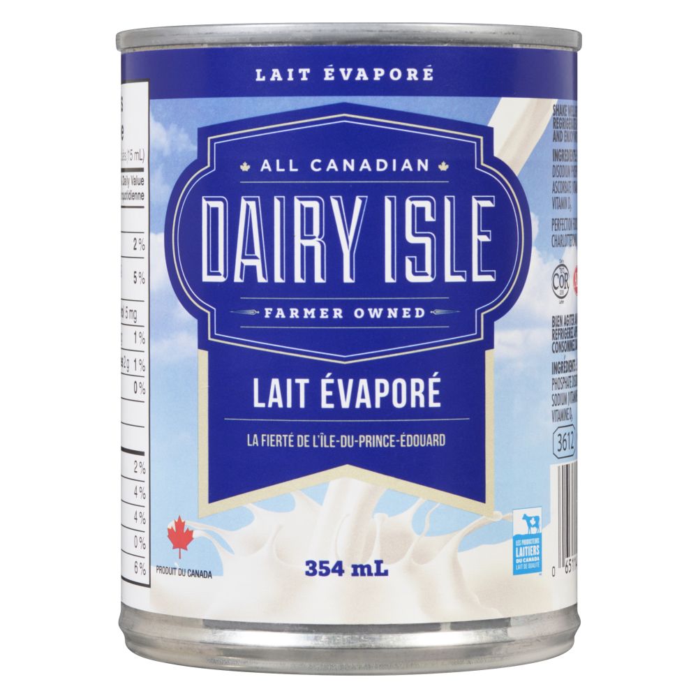 Dairy Isle Lait évaporé 354ml