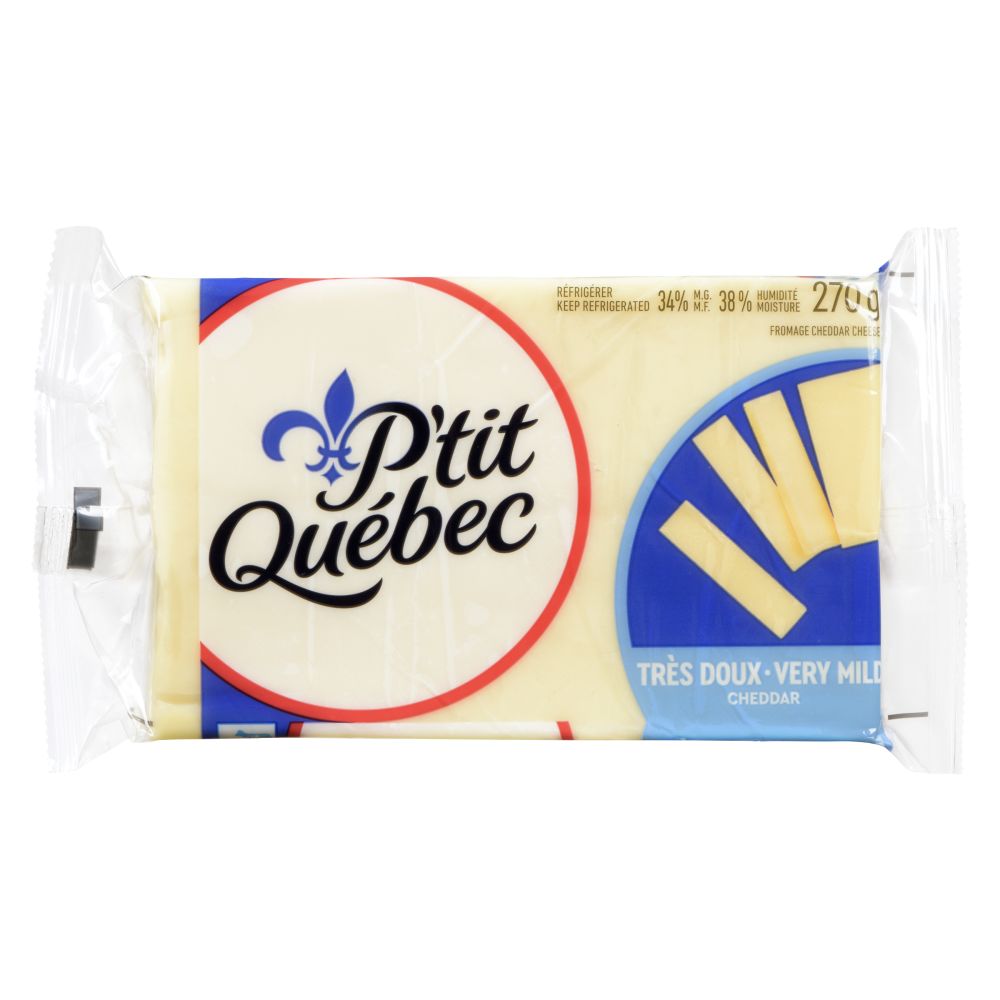 P'tit Québec Very Mild White Cheddar 270g