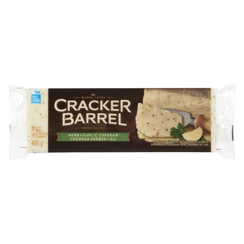 Cracker Barrel Herb & Garlic Cheddar 400g