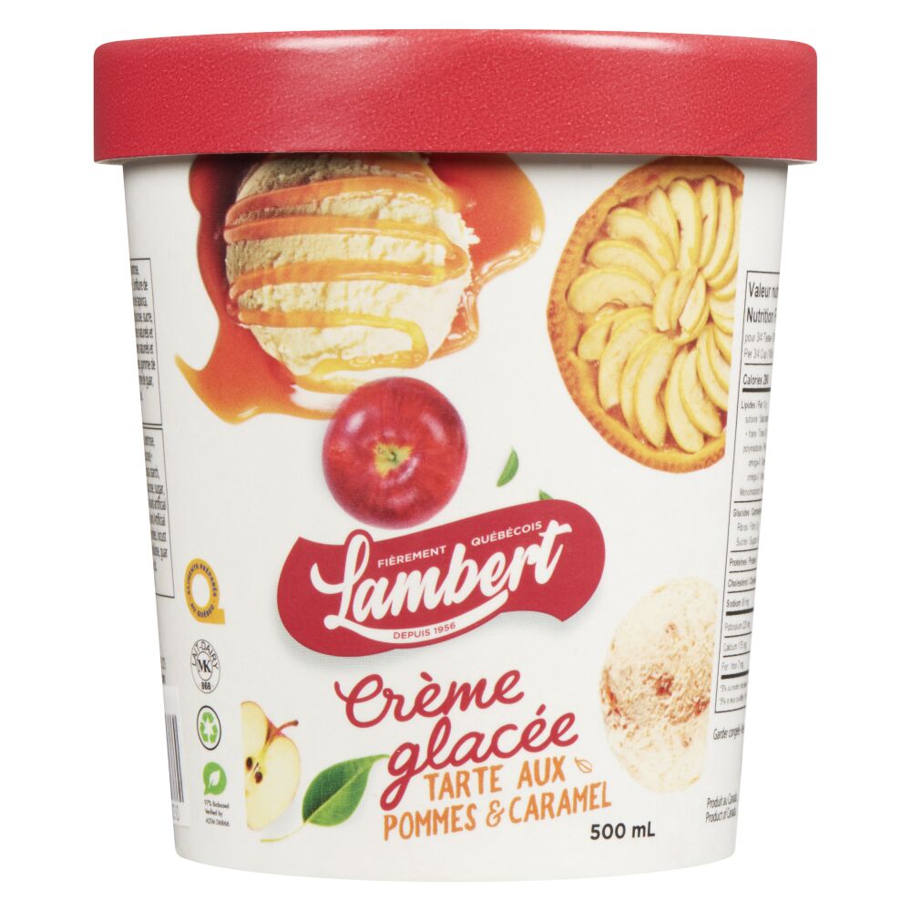 Lambert Crème glacée tarte aux pommes et caramel 500ml