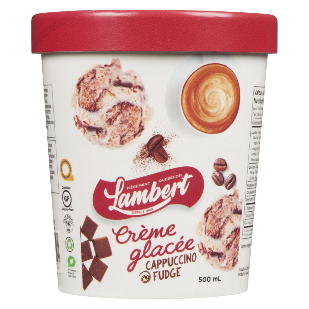 Lambert Crème glacée cappuccino fudge 500ml
