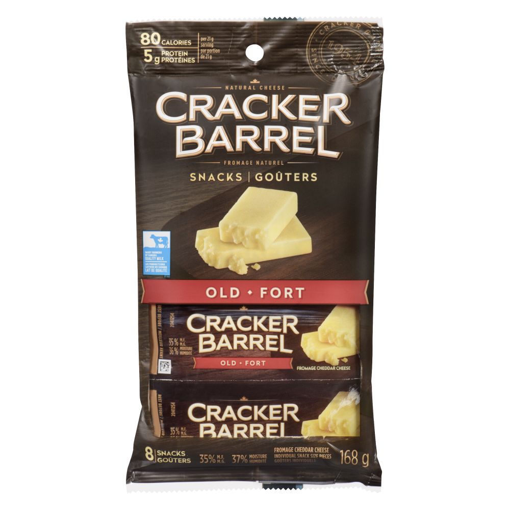 Cracker Barrel Old White Cheddar Snacks 168g