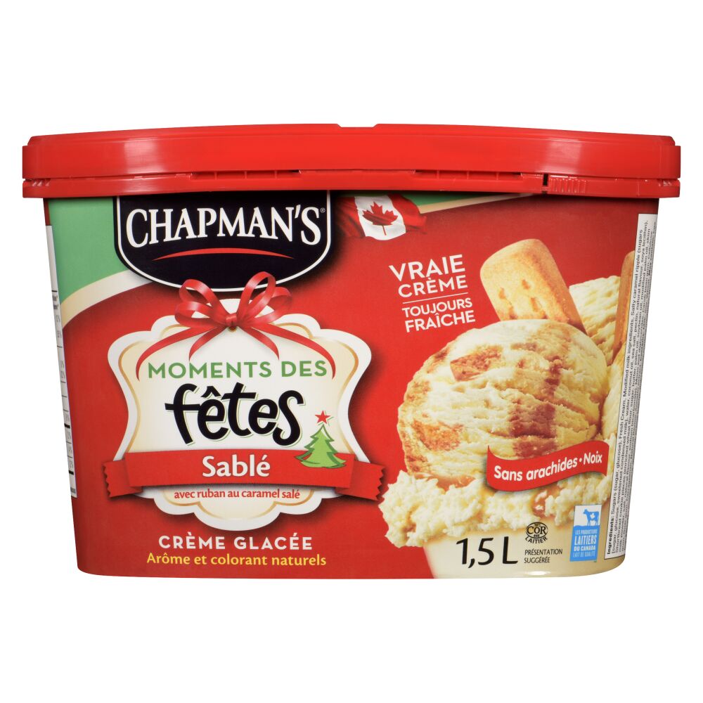 Chapman's Crème glacée sablés moments des Fêtes 1.5L