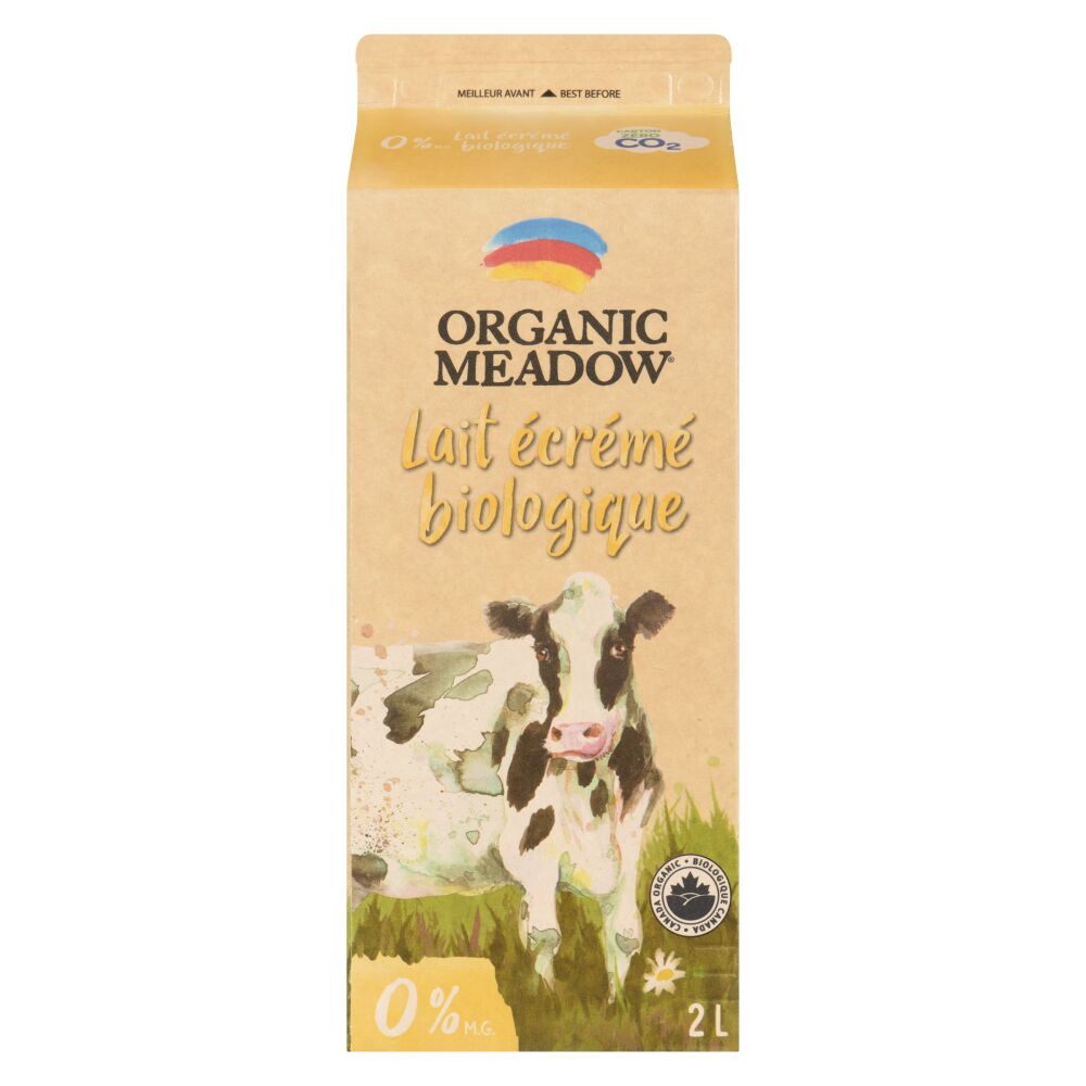 Organic Meadow Lait écrémé biologique 0% M.G. 2L