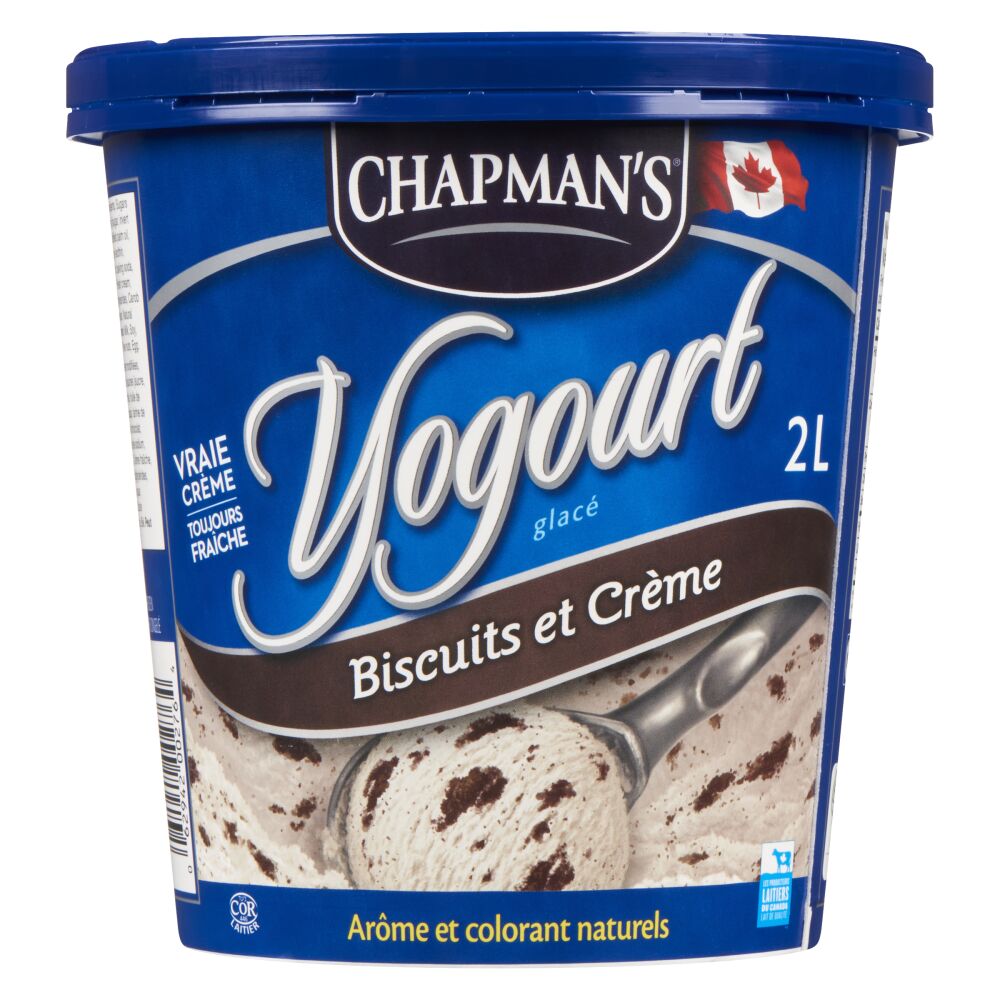 Chapman's Yogourt glacé biscuits et crème 2L