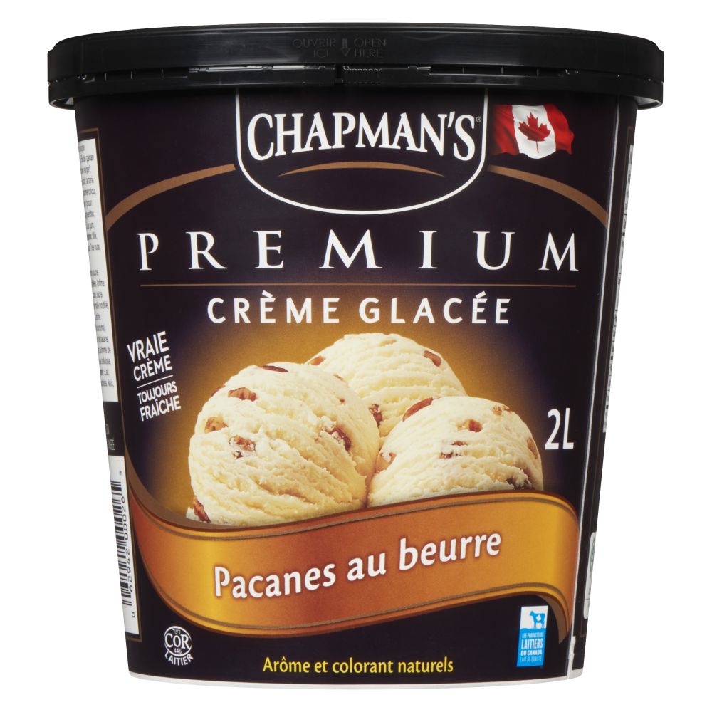Chapman's Crème glacée premium pacanes au beurre 2L