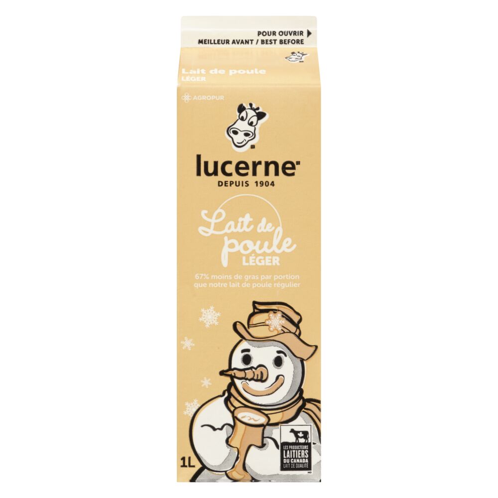 Lucerne Lait de poule léger 1L