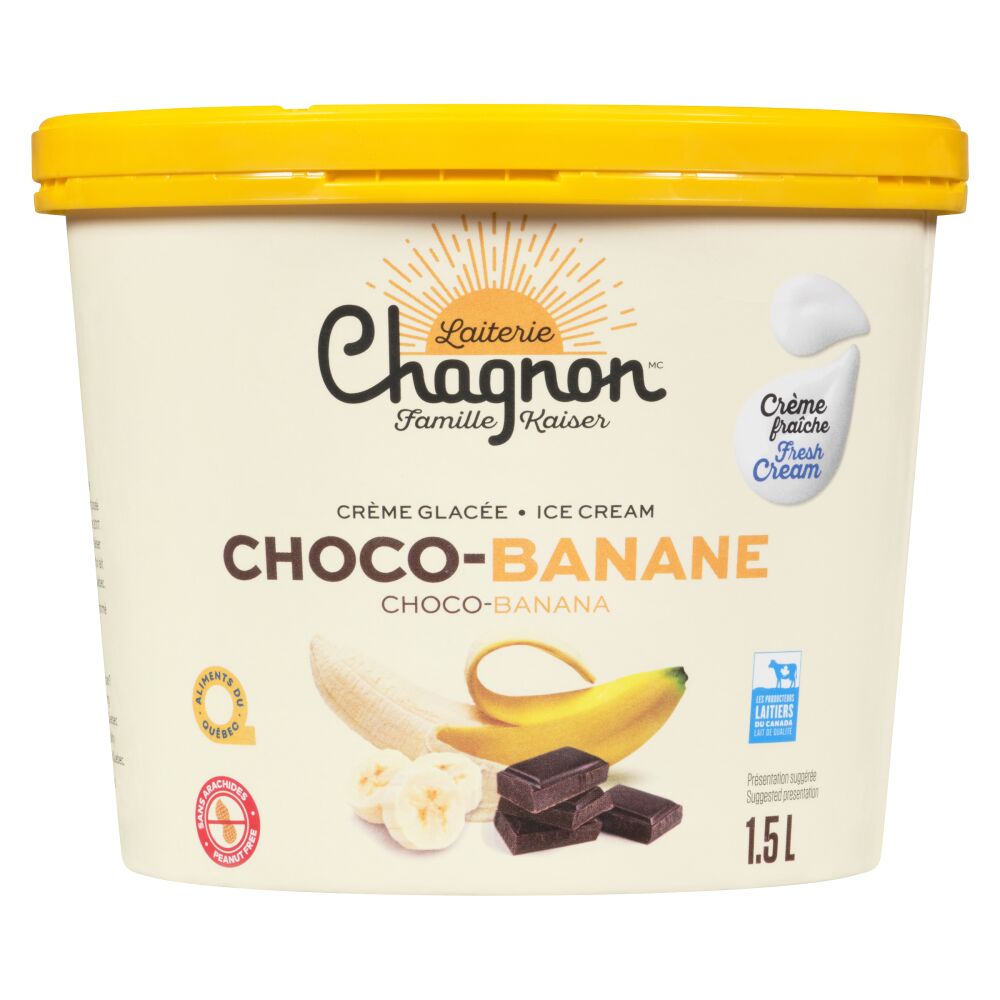 Chagnon Choco-Banana Ice Cream 1.5L