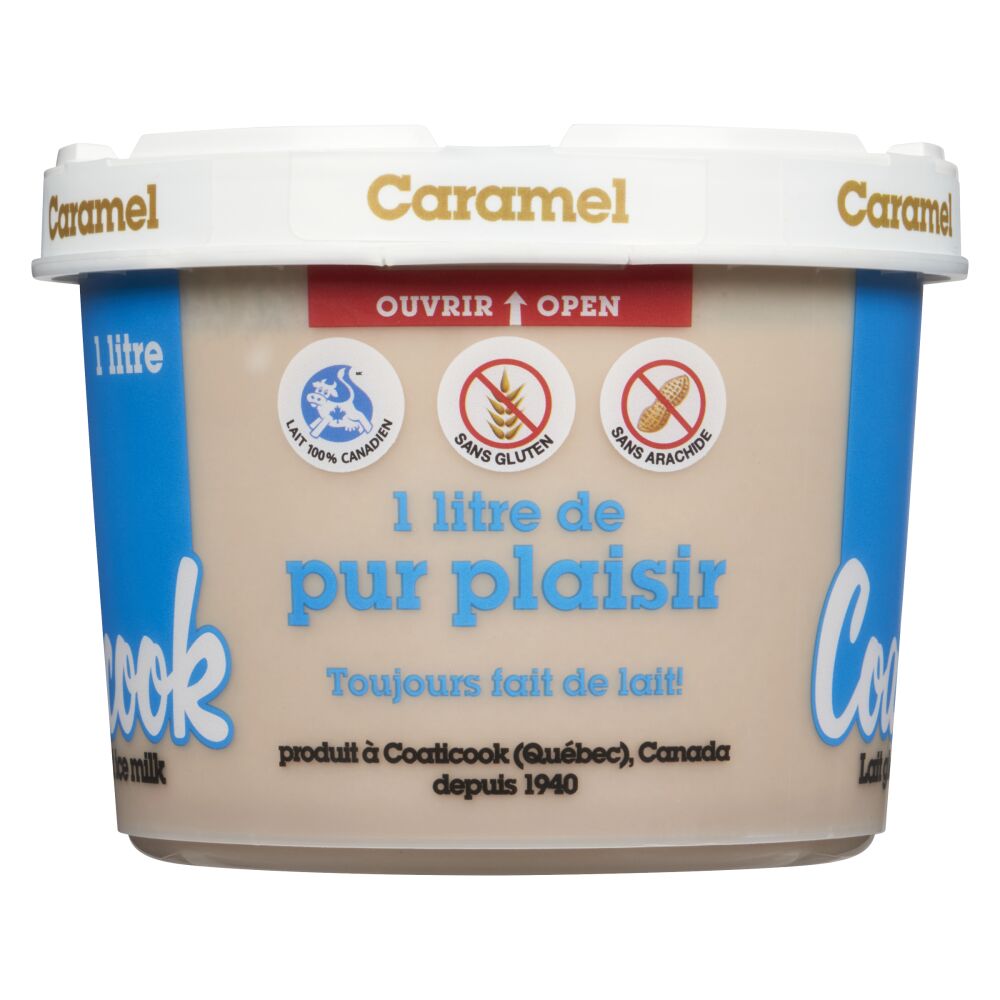 Coaticook Lait glacé à l'ancienne caramel 1L
