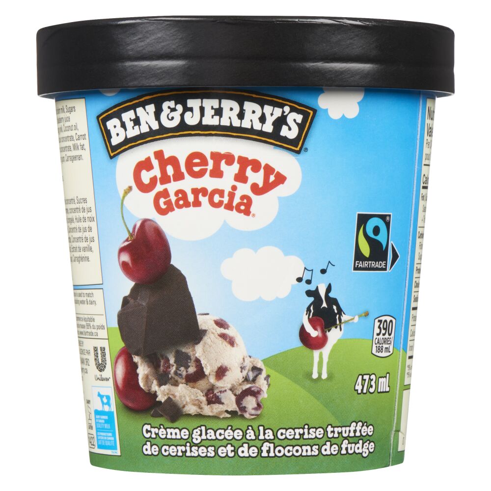 Ben & Jerry's Crème glacée cerise Garcia 473ml