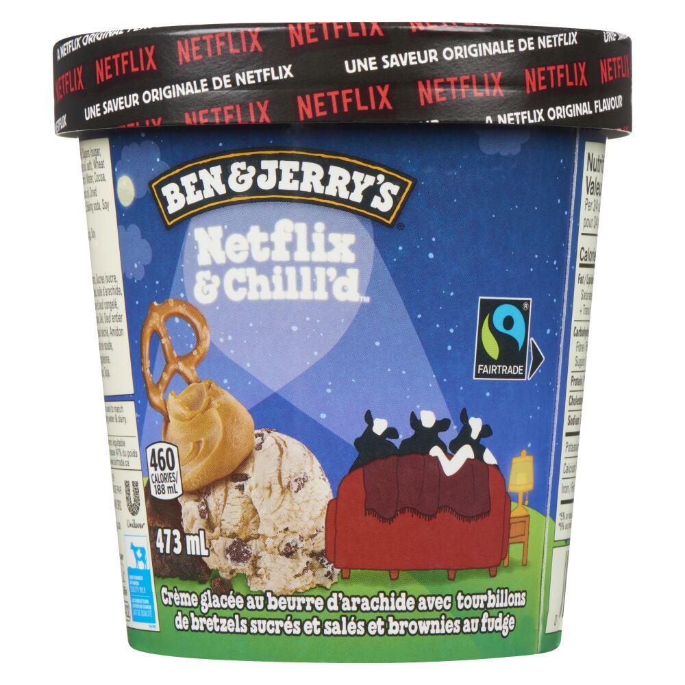 Ben & Jerry's Crème glacée Netflix & Chilll'd 473ml