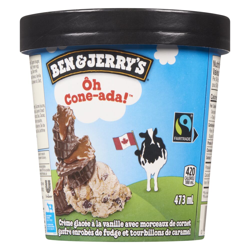 Ben & Jerry's Crème glacée Ôh Cone-Ada! 473ml