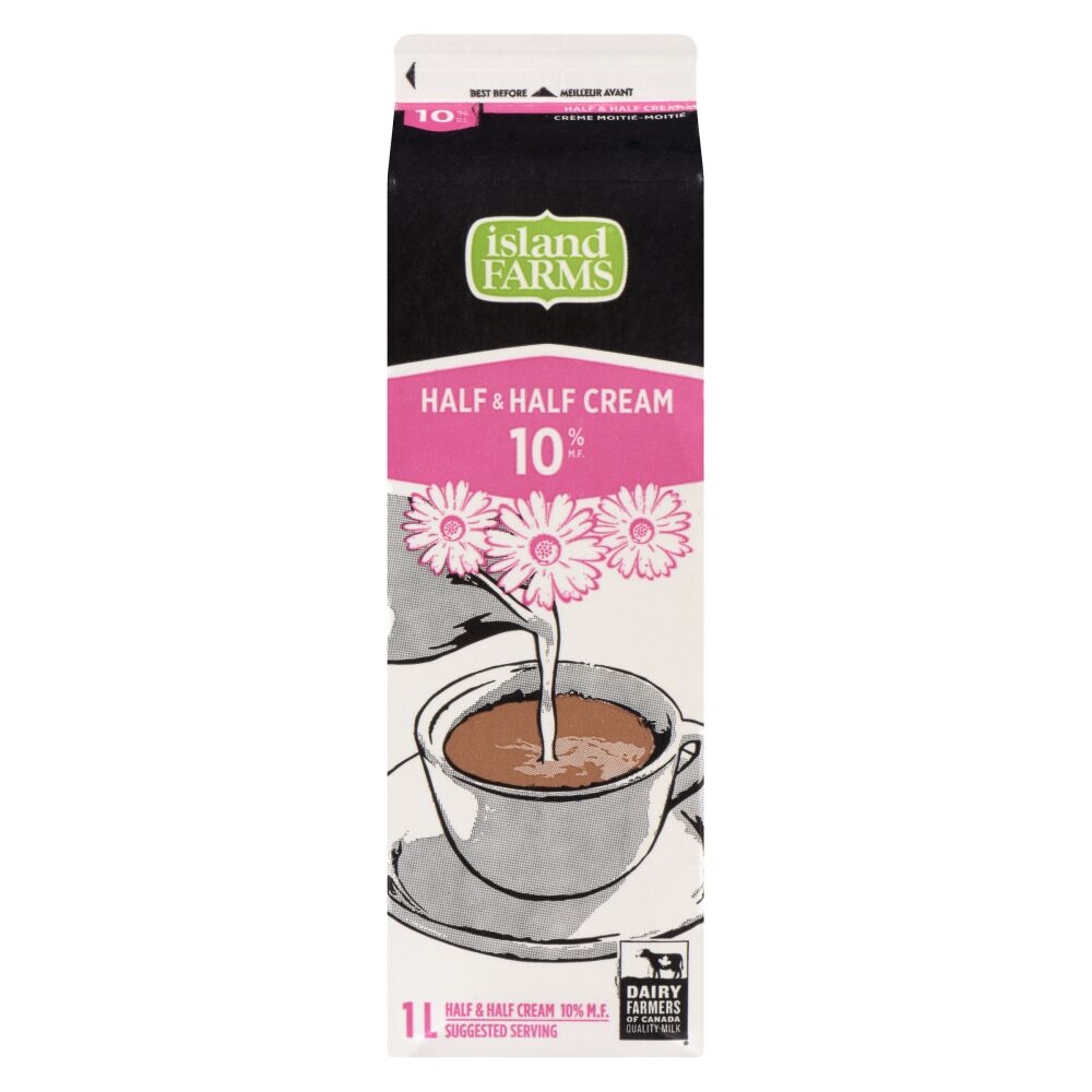 Island Farms Half & Half Cream 10% M.F. 1L