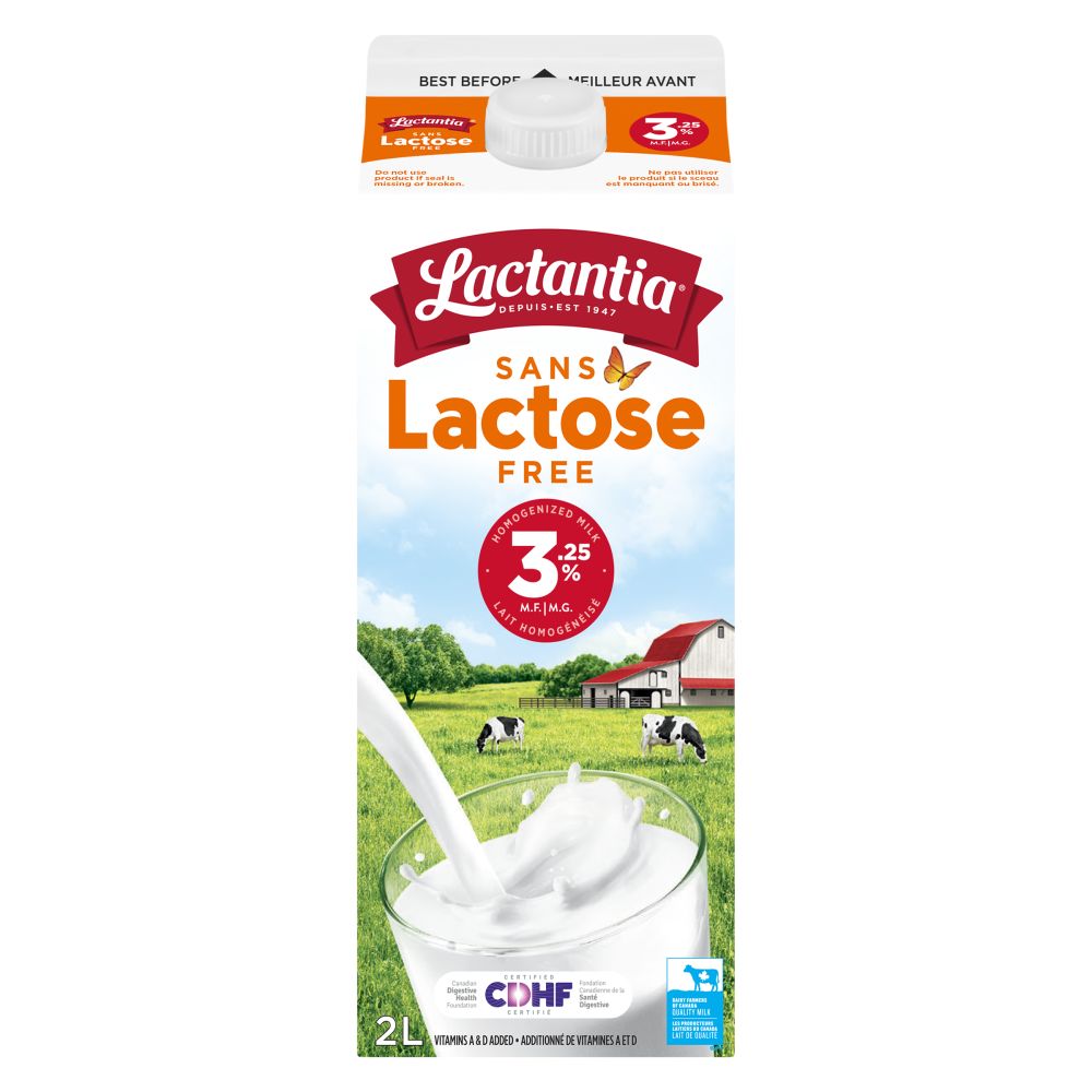 Lactantia Lactose Free Homogenized Milk 3.25% M.F. 2L