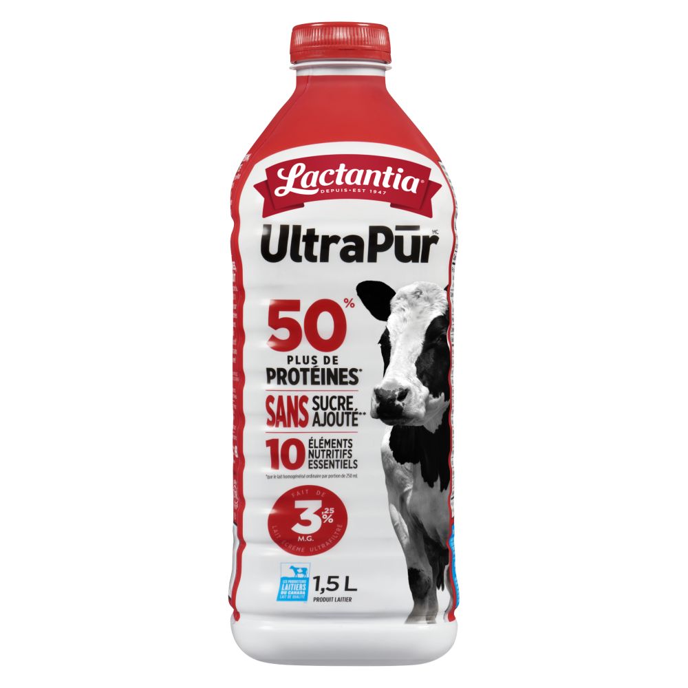 Lactantia Produit laitier Ultrapur 3.25% M.G. 1.5L