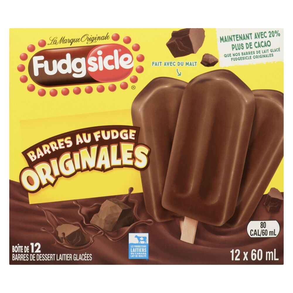 Popsicle Barres au fudge originales 12x60ml