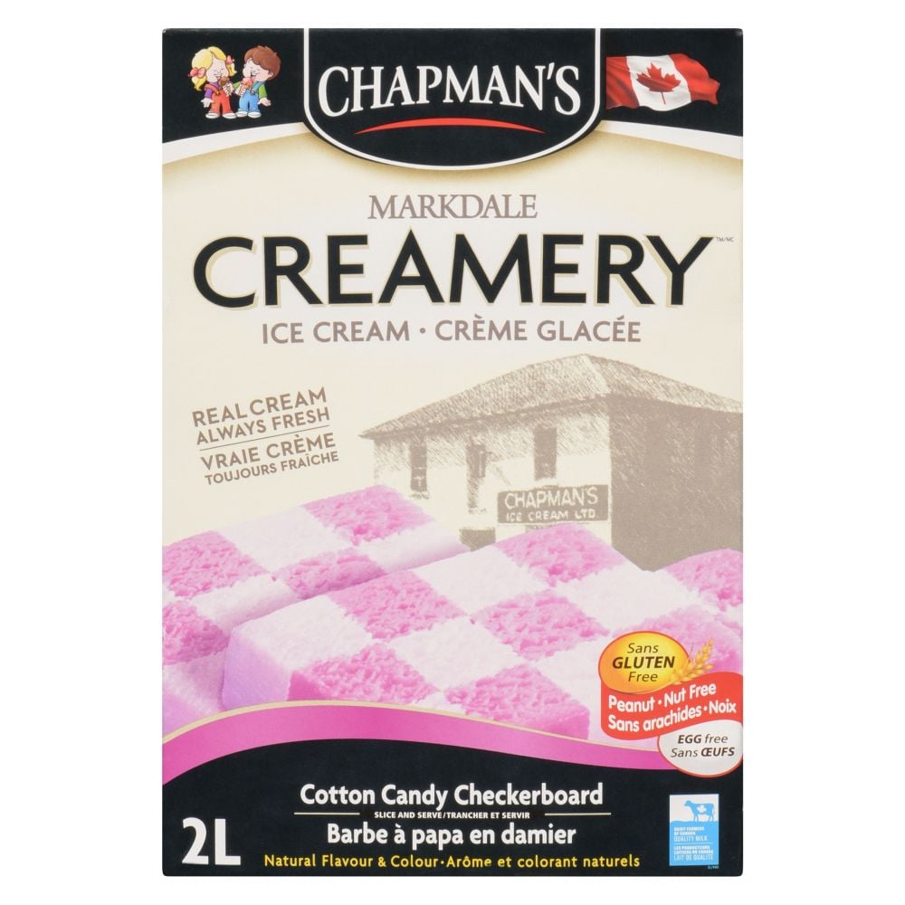 Chapman's Cotton Candy Checkerboard Ice Cream 2L