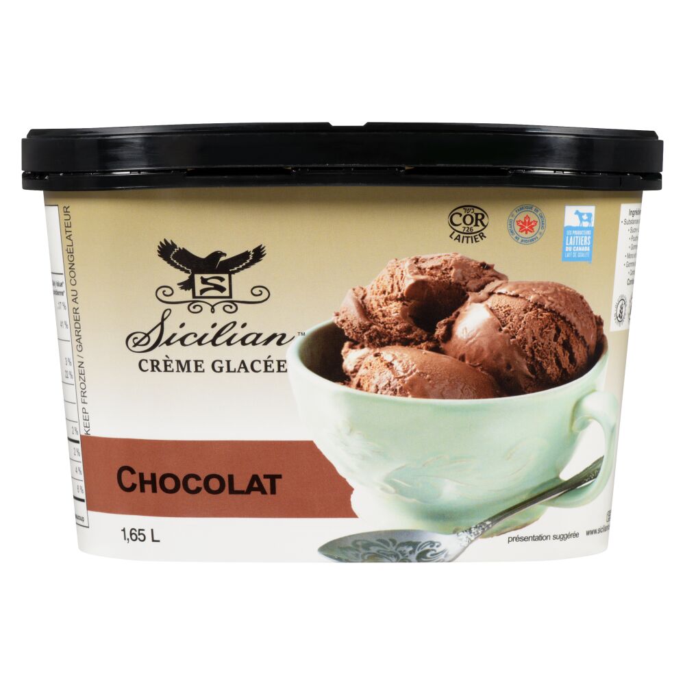 Sicilian Ice Cream Crème glacée chocolat 1.65L