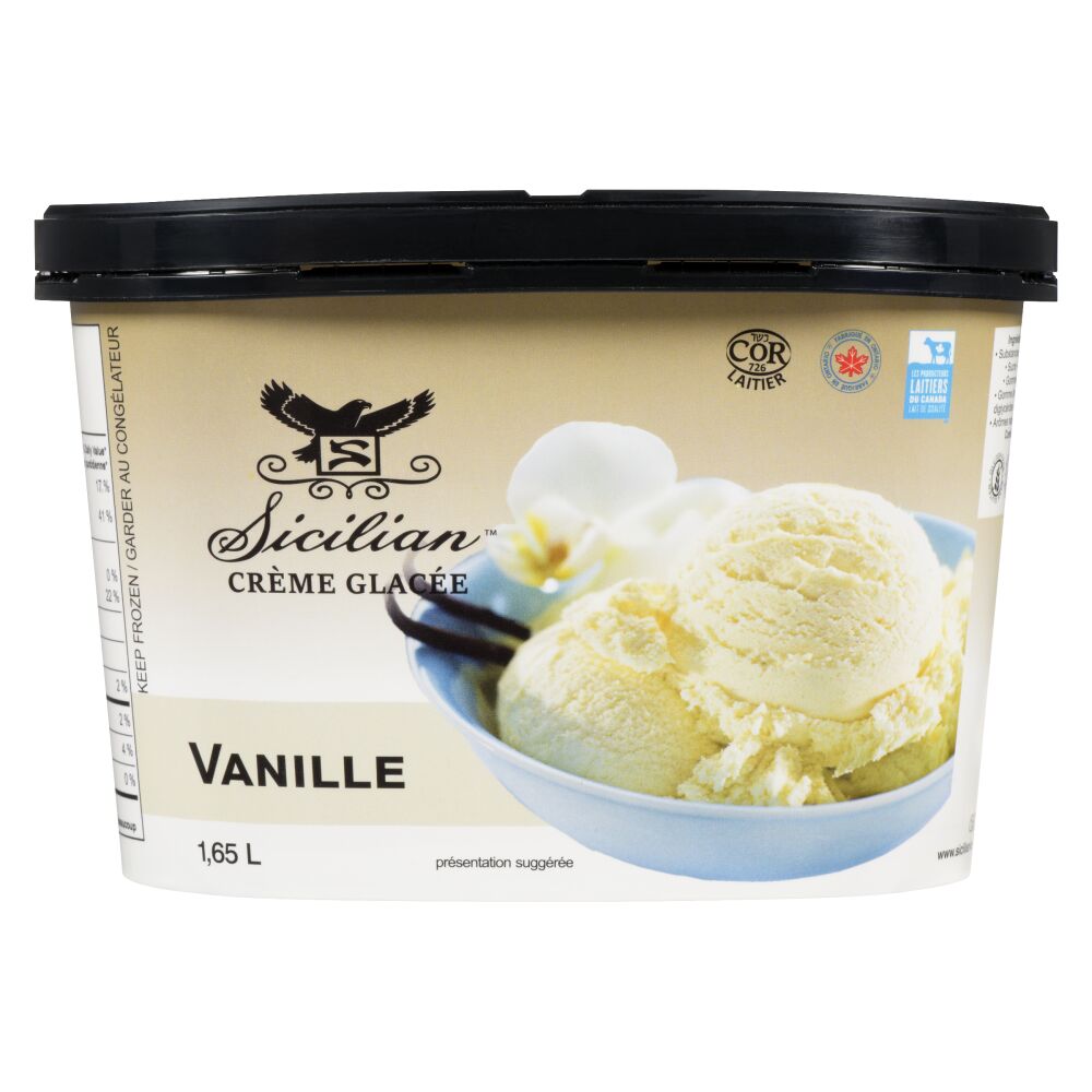 Sicilian Ice Cream Crème glacée vanille 1.65L