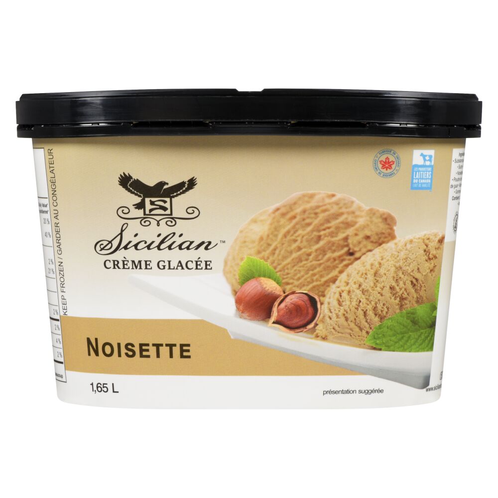 Sicilian Ice Cream Crème glacée noisette 1.65L