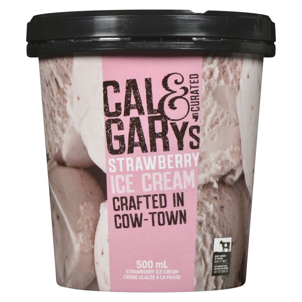 Cal & Gary's Strawberry Ice Cream 500ml